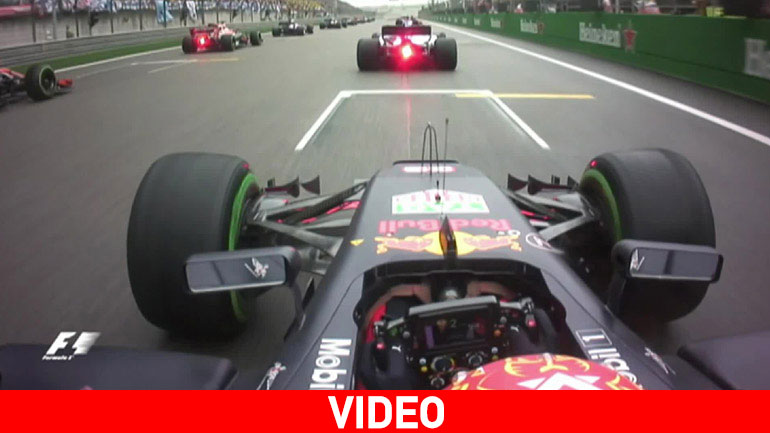 Η εκπληκτική εκκίνηση του Verstappen στην Κίνα