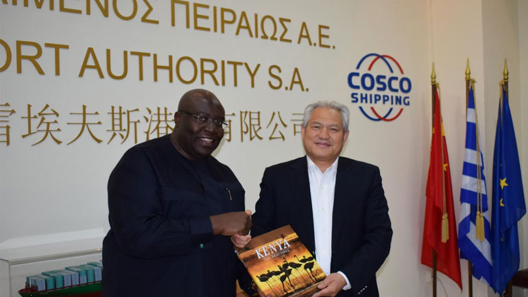 Επίσημη επίσκεψη του Πρέσβη της Κένυας στον ΟΛΠ