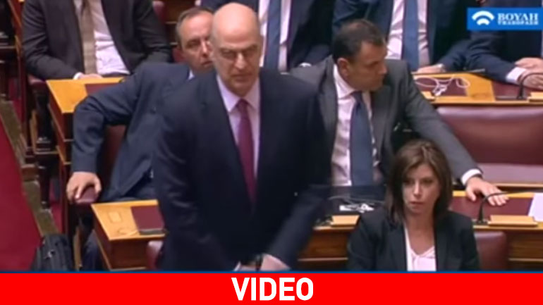 Δένδιας σε Τσακαλώτο: Θέλατε κοκτέιλ με την Γιόχανσον, αλλά και η Γεωργία Βασιλειάδου πολύ θα σας έπεφτε