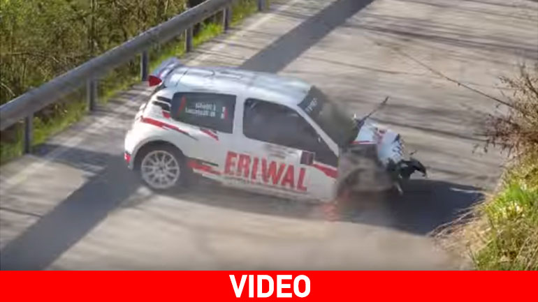 Αγωνιστικό τρακάρει και του φεύγει ο κινητήρας!