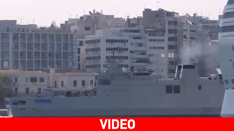 Απέπλευσαν τα πλοία του Μαροκινού Πολεμικού Nαυτικού από τον Πειραιά