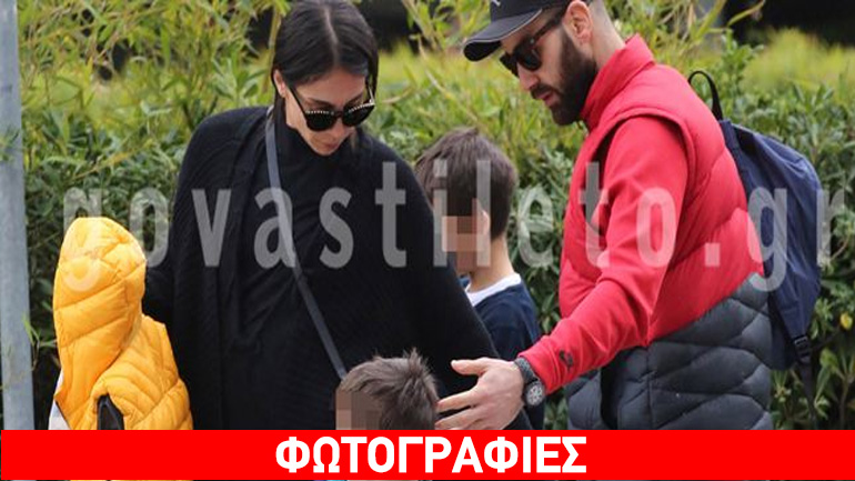 Ολυμπία Χοψονίδου & Βασίλης Σπανούλης: Σπάνια δημόσια εμφάνιση με τα παιδιά τους