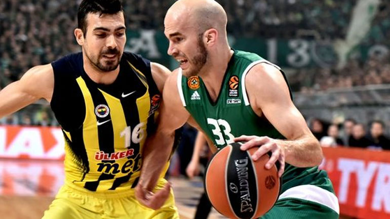 Καλάθης και Σλούκας σε μία από τις πολλές προσωπικές μονομαχίες τους