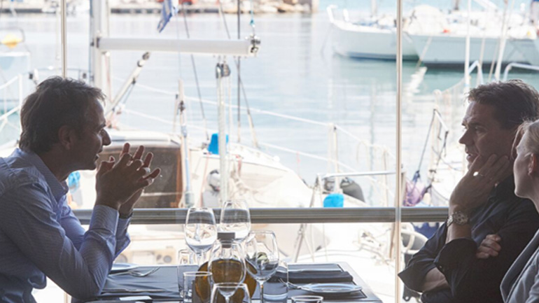 Γεύμα εργασίας Γ. Κατάινεν – Κ. Μητσοτάκη