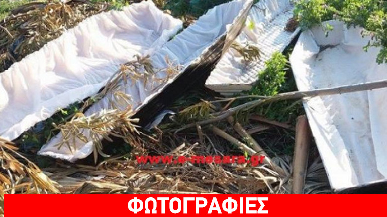 Κρήτη: Πεταμένα φέρετρα εντοπίστηκαν δίπλα σε ποτάμι