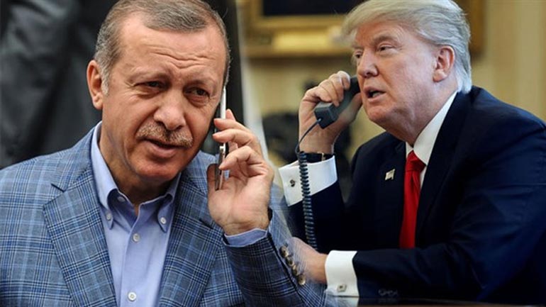 Ο Τραμπ συνεχάρη τον Ερντογάν και συζήτησαν για την κατάσταση στη Συρία