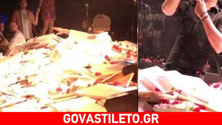 Ασύλληπτες εικόνες: «Έχτισαν» με λουλούδια γνωστό λαϊκό τραγουδιστή
