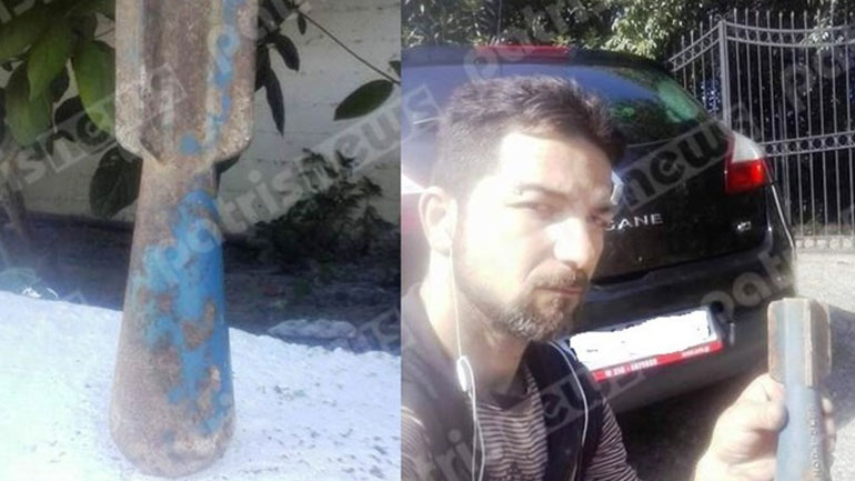 Πήγε να πετάξει τα σκουπίδια και βρήκε μια… οβίδα