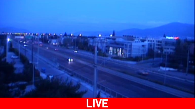 Live η κίνηση σε Εθνική Οδό και λεωφ. Κηφισίας