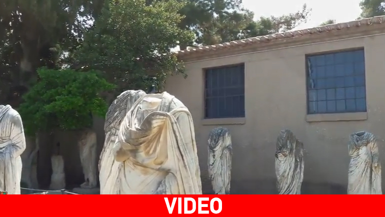 Η Αρχαία Κόρινθος και οι δίδυμοι κούροι από… ψηλά!