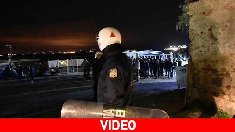 Χίος: Nύχτα προσαγωγών στο κέντρο της πόλης