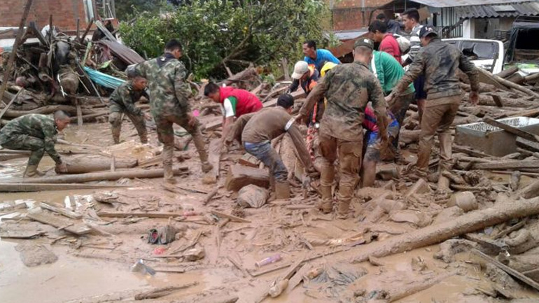 Κολομβία: Στους 19 οι νεκροί από τις πλημμύρες και τις κατολισθήσεις