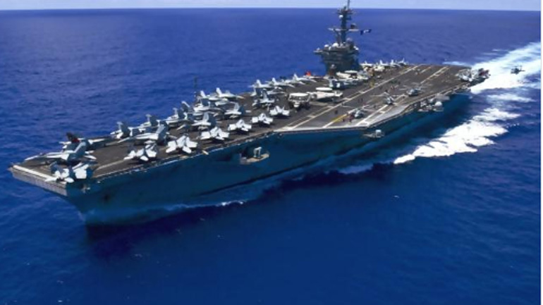 Συντριβή Αμερικάνικου μαχητικού στο αεροπλανοφόρο Carl Vinson