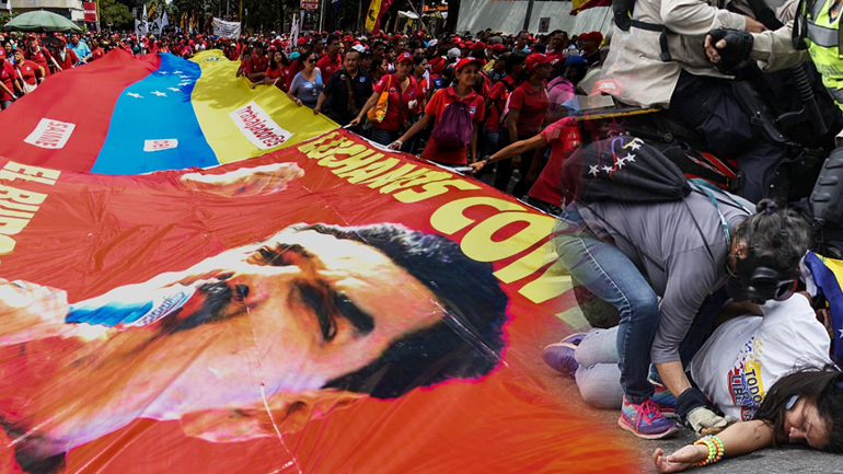 Βία και αίμα στους δρόμους του Καράκας