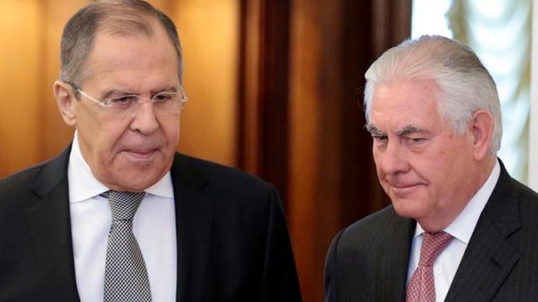 Τηλεφωνική επικοινωνία Λαβρόφ-Τίλερσον για τις έρευνες σχετικά με την επίθεση με χημικά όπλα στη Συρία