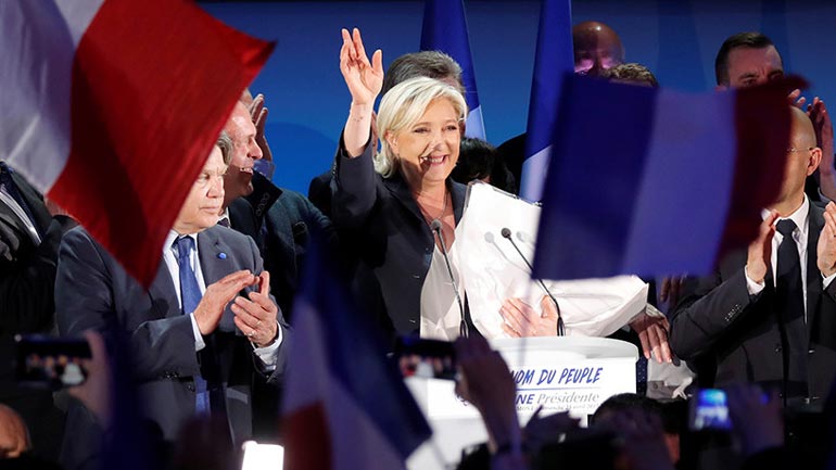 Μαρίν Λεπέν: «Θέμα αυτών των εκλογών είναι η άγρια παγκοσμιοποίηση»