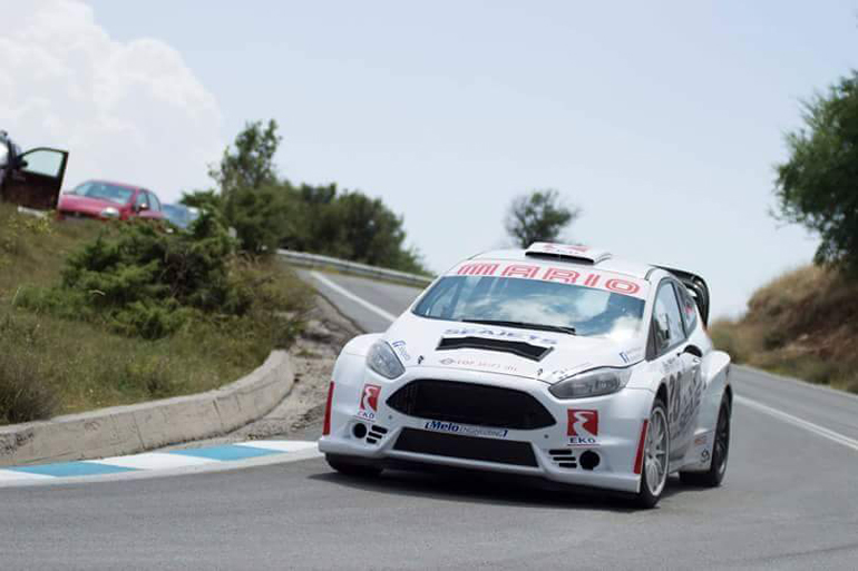 Το Ford Fiesta WRC...