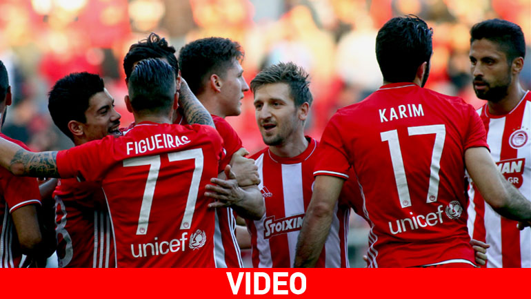 Πρωταθλητής διά… περιπάτου ο Ολυμπιακός, 5-0 τον ΠΑΣ Γιάννινα