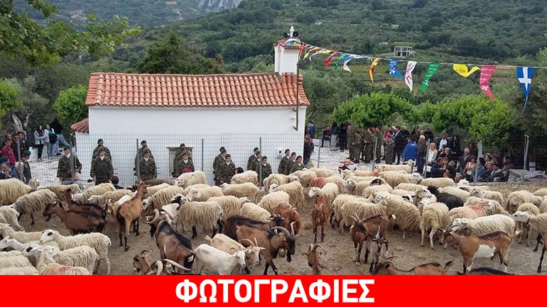 Κρήτη: Μοίρασαν δύο τόνους γάλα στη χάρη του Αγίου Γεωργίου