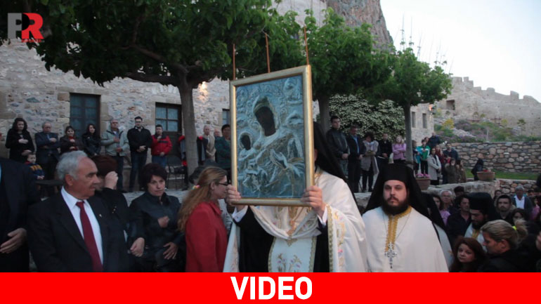Μονεμβασιά: Χιλιάδες προσκυνητές στη Παναγία Χρυσαφίτισσα