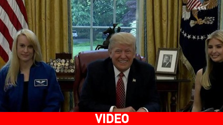 Με αστροναύτες που βρίσκονται στο διάστημα συνομίλησε ο Τραμπ