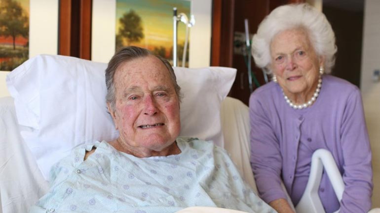 ΗΠΑ: Ο πρώην πρόεδρος Μπους ο πρεσβύτερος παραμένει στο νοσοκομείο