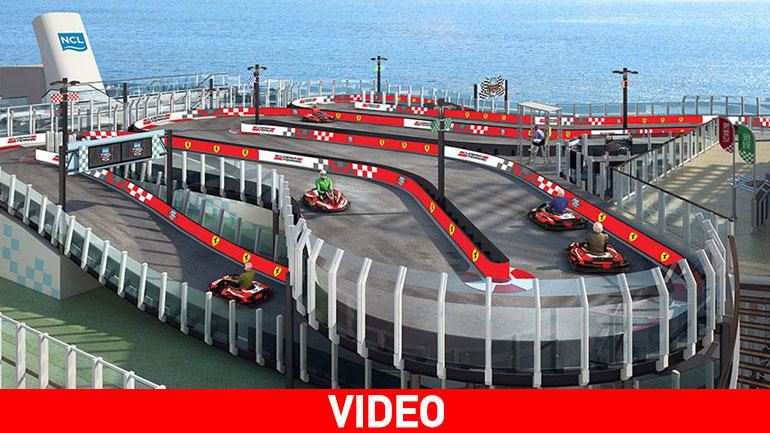 Πίστα της Ferrari πάνω σε κρουαζιερόπλοιο!