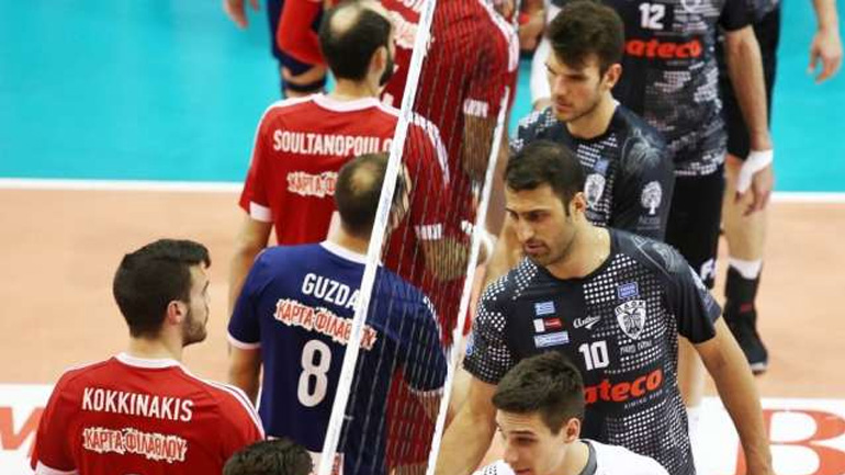 Volley League: Δεύτερο ραντεβού τίτλου για Ολυμπιακό και ΠΑΟΚ