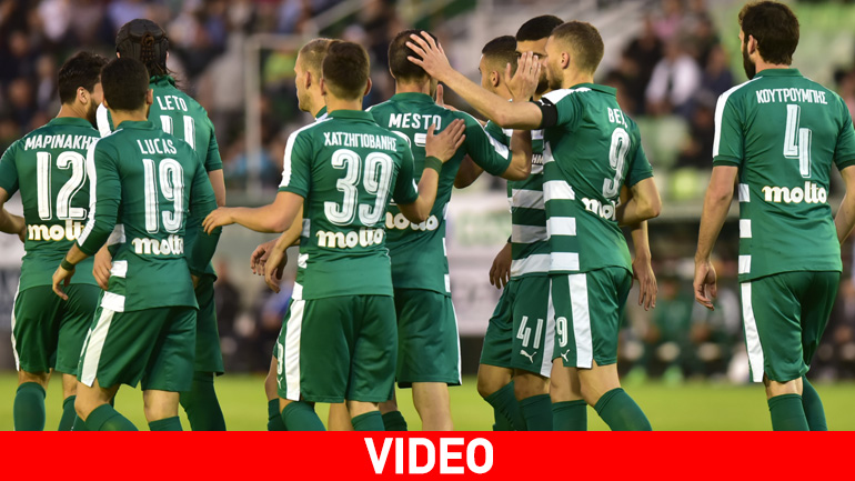 Στο… ρελαντί ο Παναθηναϊκός, 2-0 τη Λάρισα