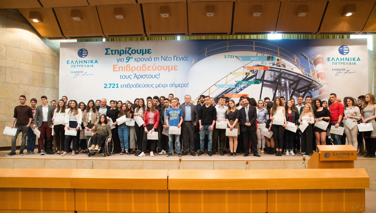 Από την εκδήλωση των βραβείων στην Αθήνα