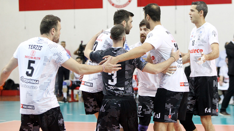 Volley League: «Break» τίτλου ο ΠΑΟΚ, 3-2 σετ τον Ολυμπιακό