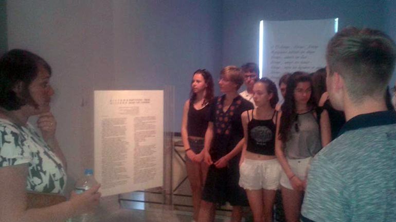 Επίσκεψη στο Μουσείο Θυμάτων Ναζισμού Διστόμου για 20 Γερμανούς μαθητές γυμνασίου