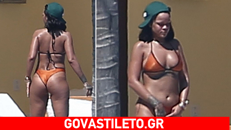 Με παραπανίσια κιλά η Rihanna έκανε βουτιές στο Μεξικό