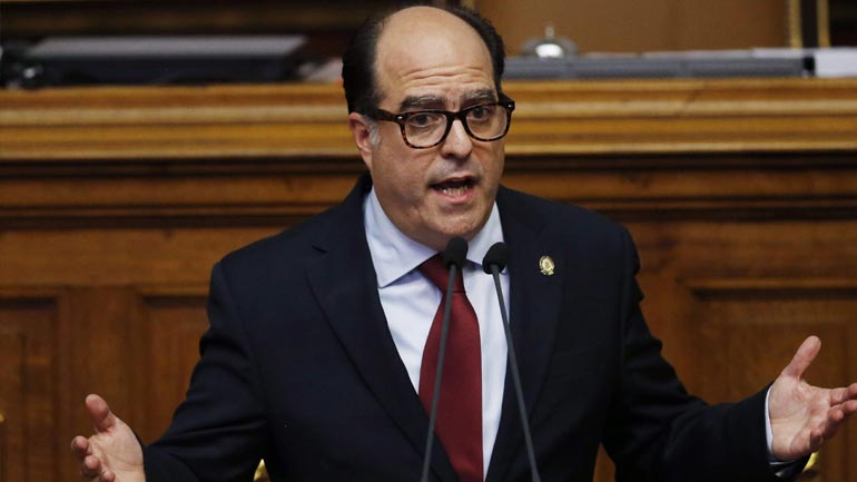 Ο πρόεδρος της βουλής της Βενεζουέλας καλεί τον λαό να επαναστατήσει