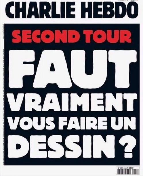 To πρωτοσέλιδο του Charlie Hebdo