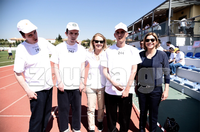 Οι κ.κ. Μαρτίνου και Πάλλη στο πλευρό των αθλητών