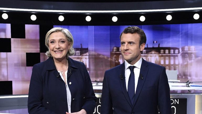 Γαλλία: Ο Μακρόν αύξησε το ποσοστό του στο 62%, η Λεπέν στο 38%, σύμφωνα με δημοσκόπηση