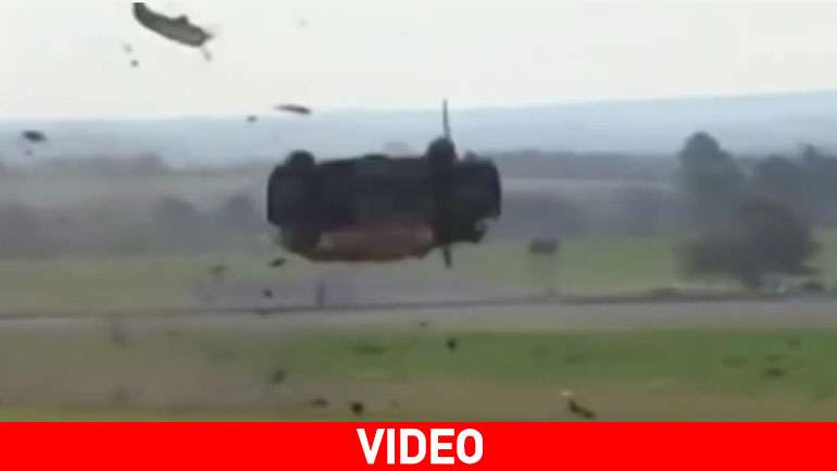 Έφερε 11 τούμπες και δεν έπαθε το παραμικρό