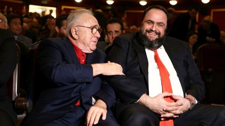 Κόκκαλης σε Μαρινάκη: «Συνέχισε τη λαμπρή ιστορία του Ολυμπιακού»