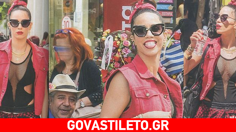 Κατερίνα Στικούδη: Ανεβάζει τη θερμοκρασία με καυτό σορτς στο κέντρο!