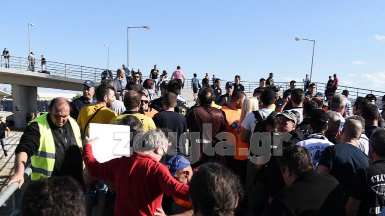 Οι φίλοι του ΠΑΟΚ περνάνε από σωματικό έλεγχο