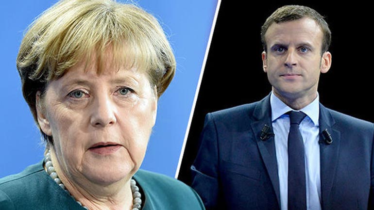 Τηλεφωνική επικοινωνία Μέρκελ-Μακρόν
