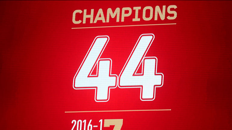 44 πρωταθλήματα και συνεχίζει ο Ολυμπιακός