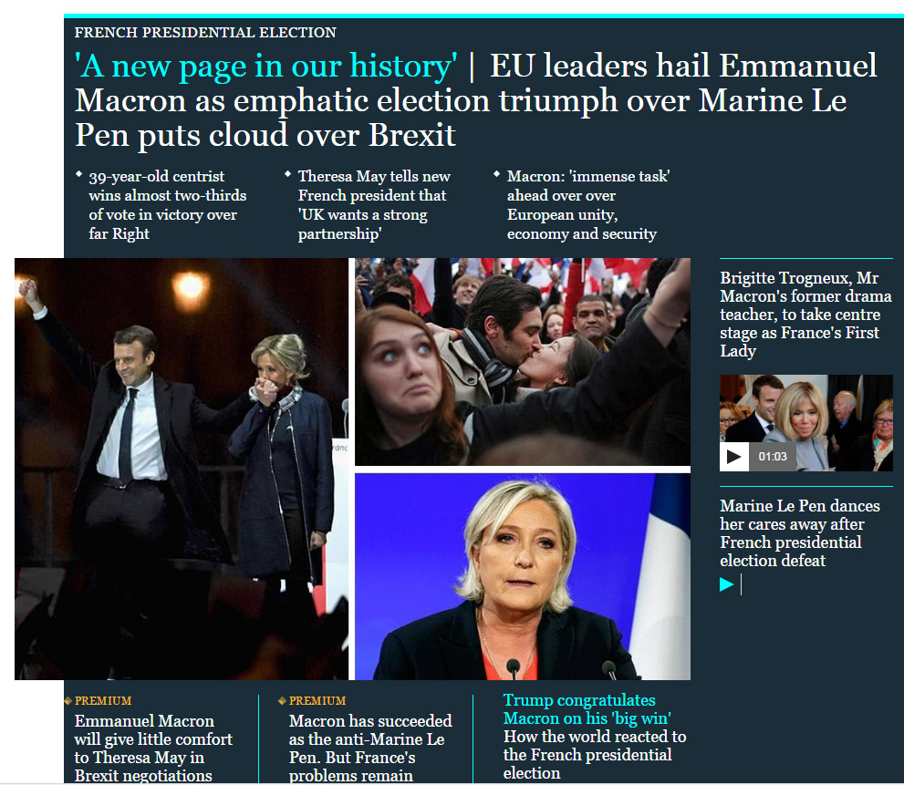 Η εμφατική νίκη Μακρόν φέρνει σύννεφα στην υπόθεση Brexit