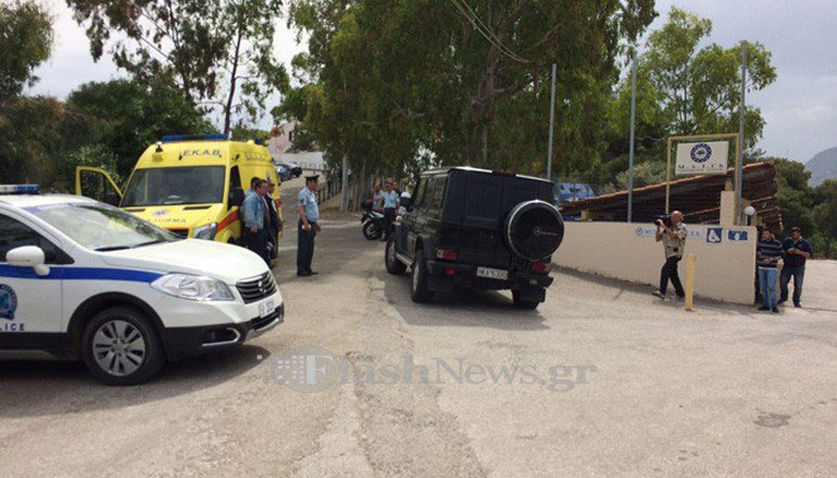 Στο κτήριο του ΟΚΑΝΑ μετέβη και κλιμάκιο της Ομάδας Ειδικών Αποστολών της ΕΛ.ΑΣ.