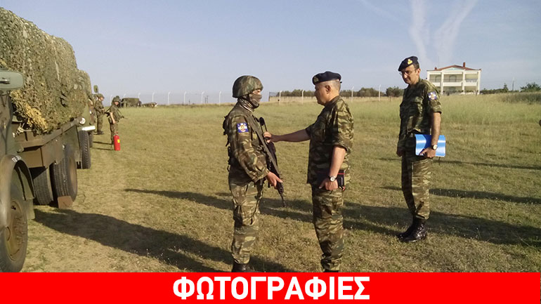 Επίσκεψη διοικητή 1ης Στρατιάς στην 181 ΜΚ/Β «HAWK» Επίσκεψη διοικητή 1ης Στρατιάς στην 181 ΜΚ/Β «HAWK»