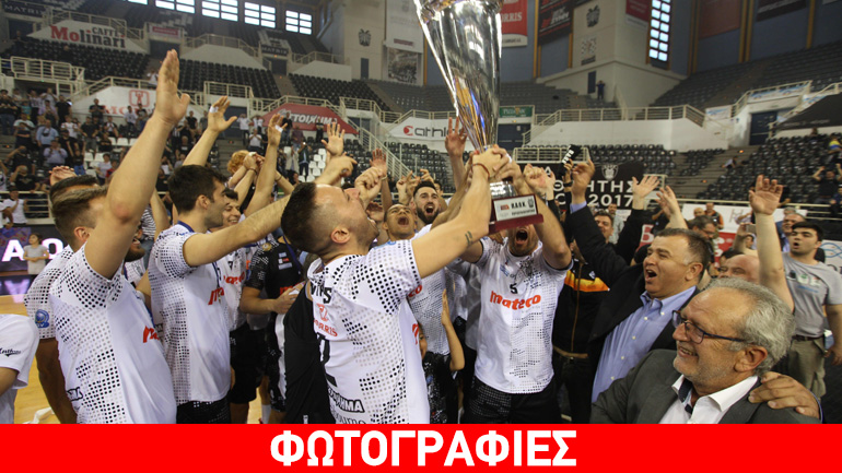 Βόλεϊ: Γιόρτασε τον τίτλο του πρωταθλήματος ο ΠΑΟΚ