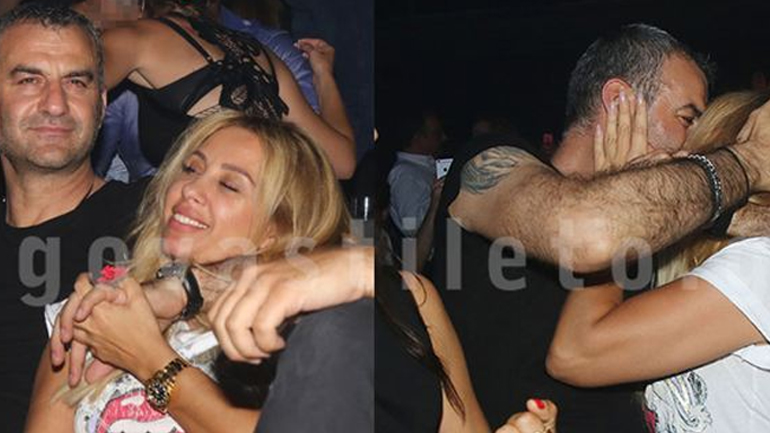 Γωγώ Μαστροκώστα & Τραϊανός Δέλλας: Καυτά φιλιά σε πρόσφατη βραδινή έξοδο