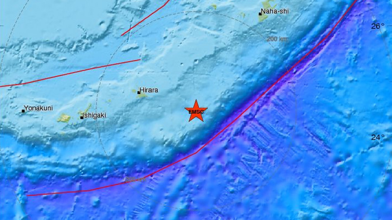 Σεισμός 6R στις νήσους Ryuku της Ιαπωνίας