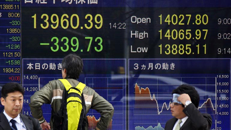 Με πτώση έκλεισε το Τόκιο